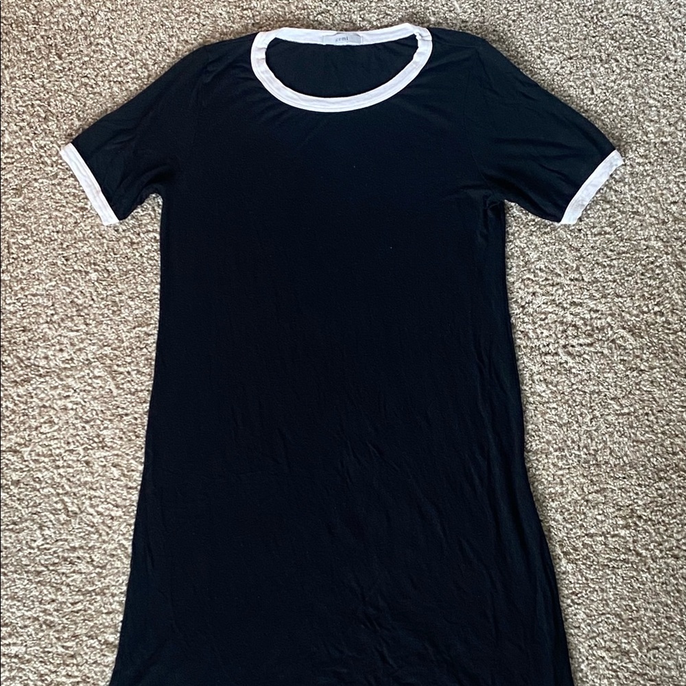 Black T-Shirt Dress